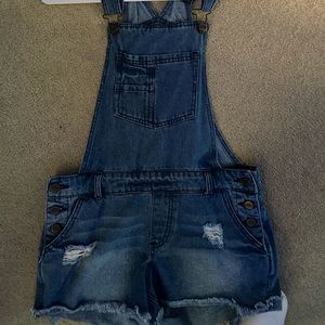 Overall shorts size small